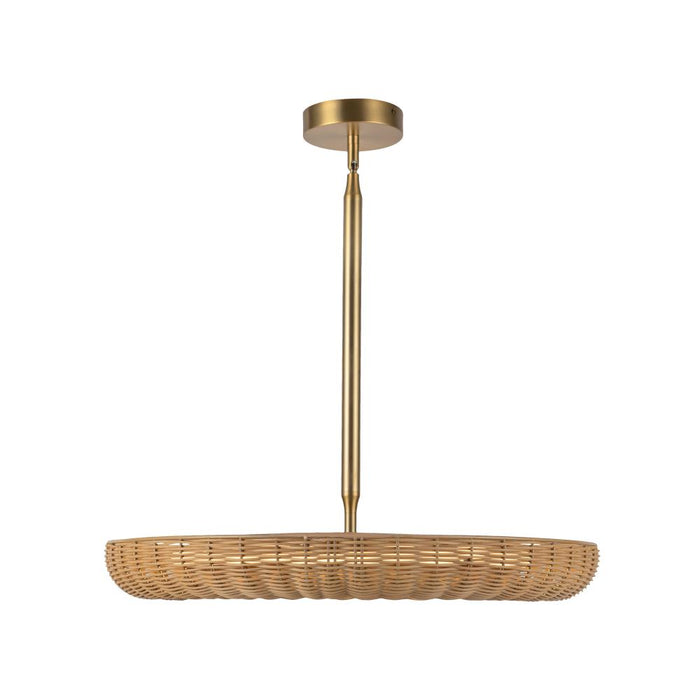 Maris 24-in Brushed Gold Led Chandelier | CH602024BG-UNV