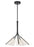 Mulberry 28-in Black/light Guide Led Chandeliers | CH62628-BK/LG-UNV