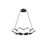 Novel 25-in Black Led Chandeliers | CH72225-BK-UNV-010