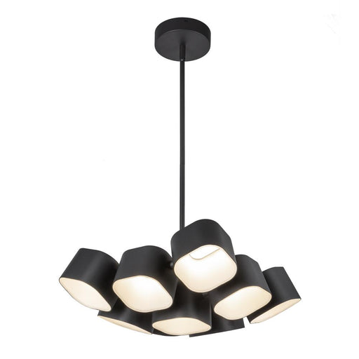 Arena 18-in Black Led Chandelier | CH73418-BK-UNV