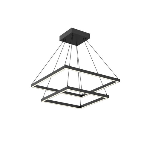 Piazza 24-in Black Led Chandeliers | CH88224-BK-UNV-010