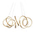Synergy 34-in Antique Brass Led Chandeliers | CH93834-AN-UNV-010