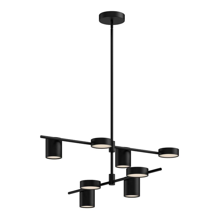 Jayden 40-in Black Led Chandeliers | CH96840-BK-UNV