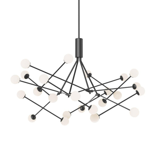 Moto 56-in Black Led Chandeliers | CH97358-BK-UNV