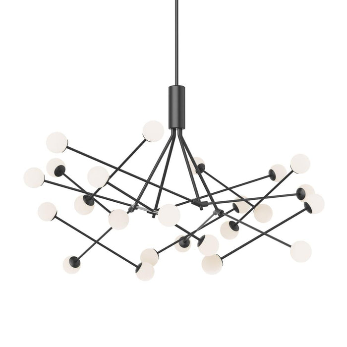 Moto 56-in Black Led Chandeliers | CH97358-BK-UNV