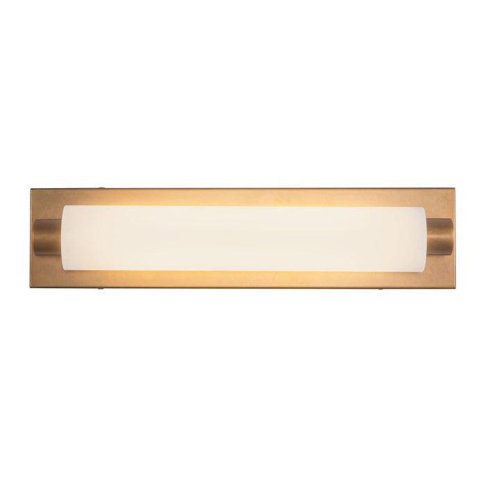 Charleston 19-in Brass Dimmable Led Bathroom Vanity Light | VL7518-VB