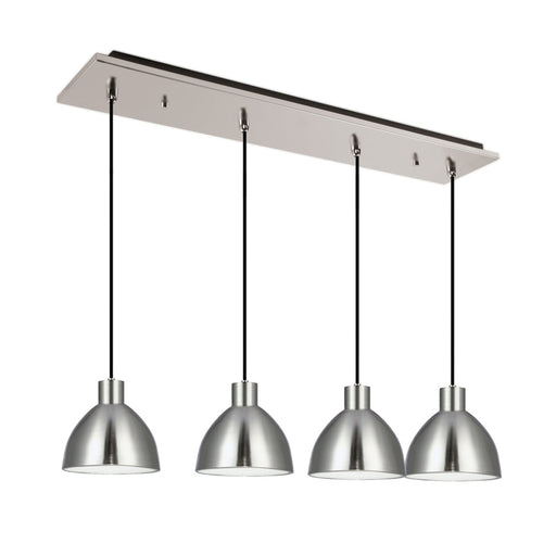 Chroma 28-in Brushed Nickel 4-light Multi Pendant | MP1706BN-04