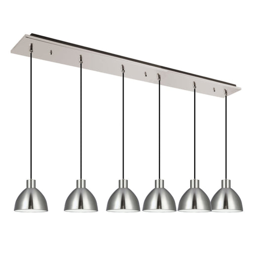 Chroma 42-in Brushed Nickel 6-light Multi Pendant | MP1706BN-06