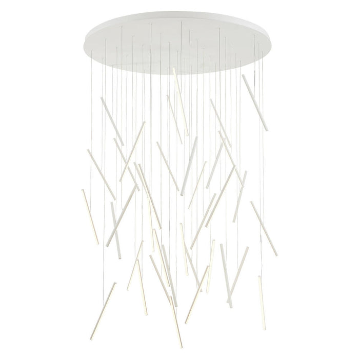 Kuzco Lighting Inc Chute 50-in White LED Multi Pendant