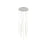 Chute 8 Head White Led Multi Pendant | MP14919-WH