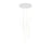 Chute 12 Head White Led Multi Pendant | MP14924-WH-UNV-010