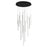 Kuzco Lighting Inc Chute 16 Head Black LED Multi Pendant