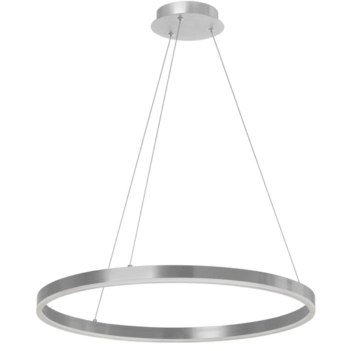 34w Chandelier, Sv With Fr Acrylic Diffuser | CIR-2434C-SV