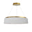 34w Chandelier, Agb W/ Wh Shade | CIR-2634C-AGB-790