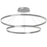 75w Chandelier, 5cct, Sv | CIR-3397C-5CCT-SV
