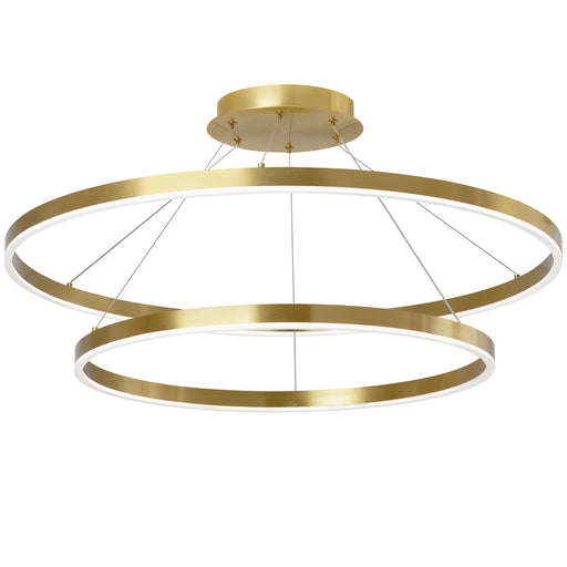97w Chandelier, Agb W/ Fr Acrylic Diffuser | CIR-3397C-AGB