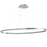 63w Horiz Chandelier, Sv With Wh Silicone Diffuser | CIR-4463C-SV