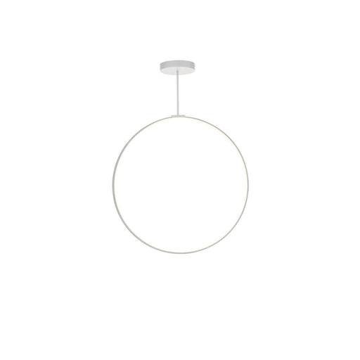 Cirque 36-in White Led Pendant | PD82536-WH