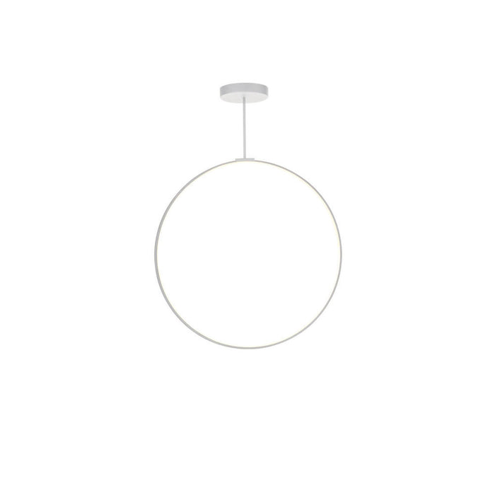 Cirque 36-in White Led Pendant | PD82536-WH