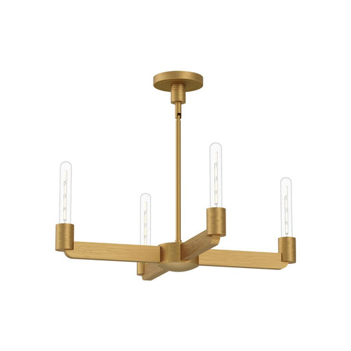 Alora Claire 25-in Aged Gold 4 Lights Chandeliers