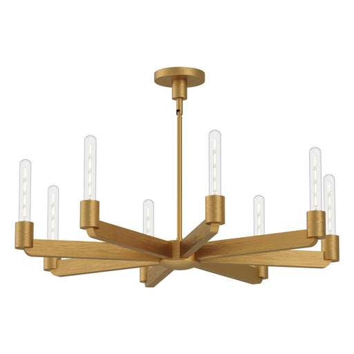 Alora Claire 32-in Aged Gold 8 Lights Chandeliers