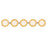 Cleo 36-in Gold Dimmable Led Bathroom Vanity Light | VL77936-BG/OP