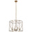  4 Light  Incandescent Chandelier, Agb | CLH-204C-AGB
