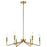 Dainolite 6 Lights Incandescent Chandelier, AGB