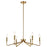  6 Light  Incandescent Chandelier, Agb | CLN-266C-AGB