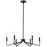  6 Light  Incandescent Chandelier, Mb | CLN-266C-MB