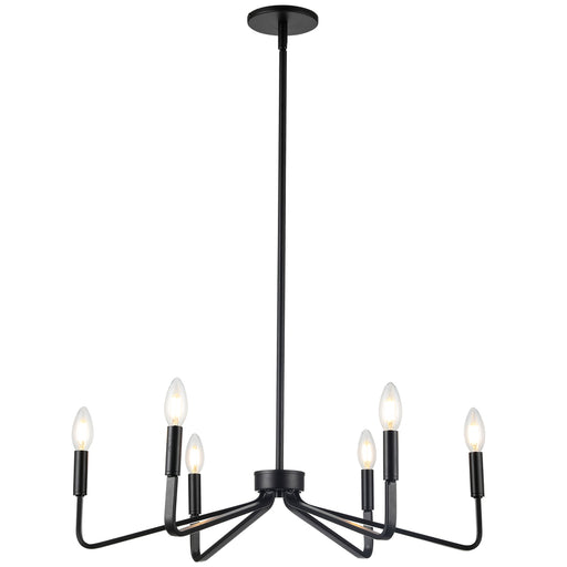  6 Light  Incandescent Chandelier, Mb | CLN-266C-MB