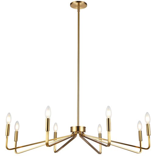  8 Light  Incandescent Chandelier, Agb | CLN-388C-AGB
