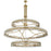 Clover 24 Light Aged Brass Chandelier | CLO-8000-AG