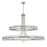 Crystorama Clover 24 Light Brushed Nickel Two Tier Chandelier