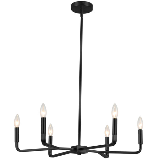  6 Light  Incandescent Chandelier, Mb | CLT-246-MB