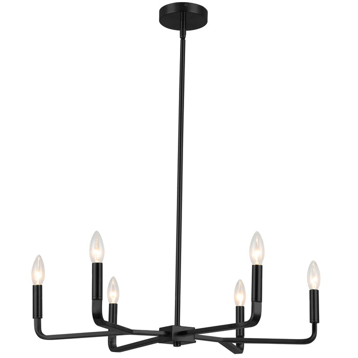  6 Light  Incandescent Chandelier, Mb | CLT-246-MB
