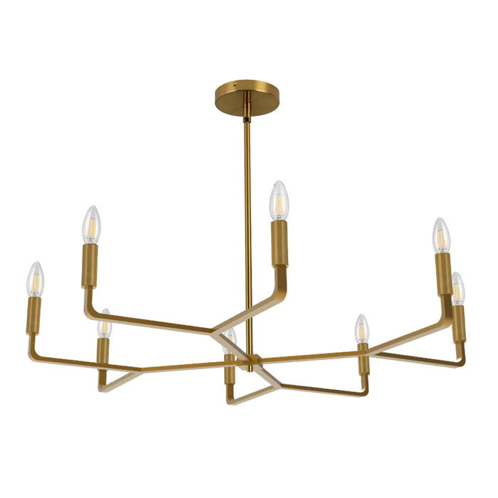 Dainolite 8 Lights Incandescent Chandelier, AGB