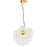  3 Light  Pendant, Agb W/ Clr Spiral Glass | CLZ-133P-AGB