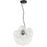3 Light  Pendant, Mb W/ Clr Spiral Glass | CLZ-133P-MB