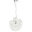  3 Light  Pendant, Pc W/ Clr Spiral Glass | CLZ-133P-PC