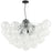  12 Light  Chandelier, Mb W/ Clr Spiral Glass | CLZ-3612C-MB