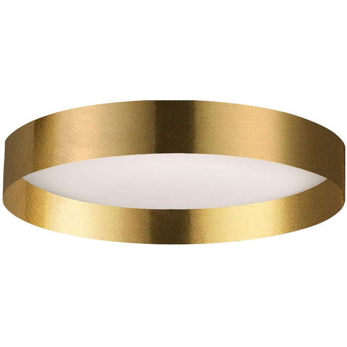 22w Flush Mount W/ Agb Metal Shade | CMN-1522LEDFH-AGB
