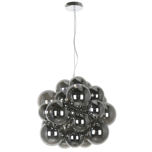  6 Light  Halogen Pendant, Pc W/ Smoked Glass | CMT-206P-SM-PC
