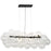  10 Light  Halogen Horiz Pendant, Mb W/ Clear Glass | CMT-418HP-CLR-MB