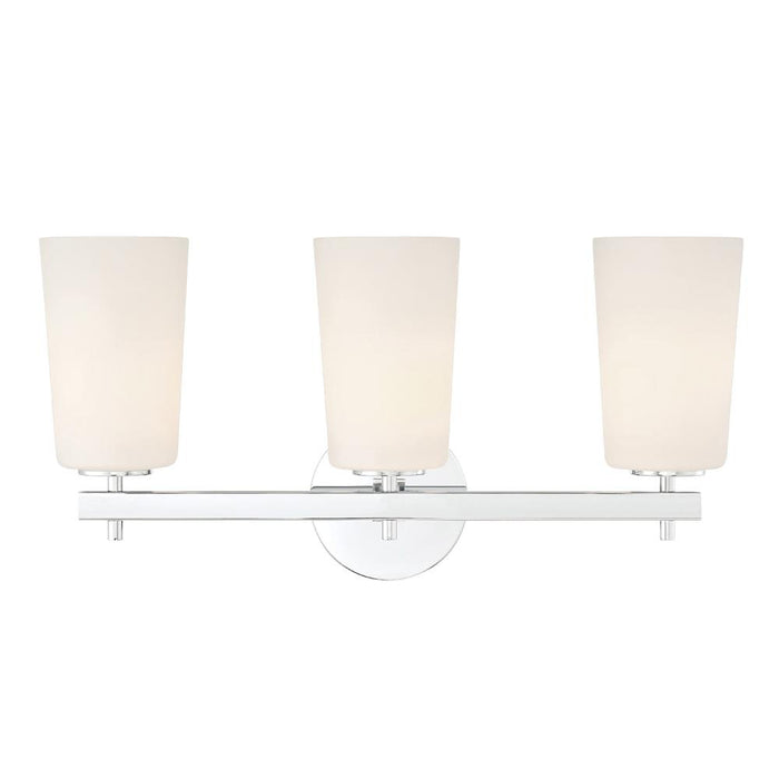 Crystorama Colton 3 Light Polished Chrome Sconce