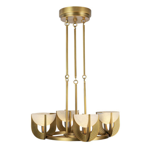 Colette 22-in Vintage Brass/alabaster Led Chandelier | CH362423VBAR-UNV
