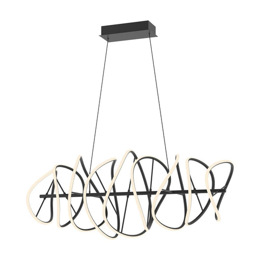 Collide 44-in Black Led Chandeliers | CH96442-BK