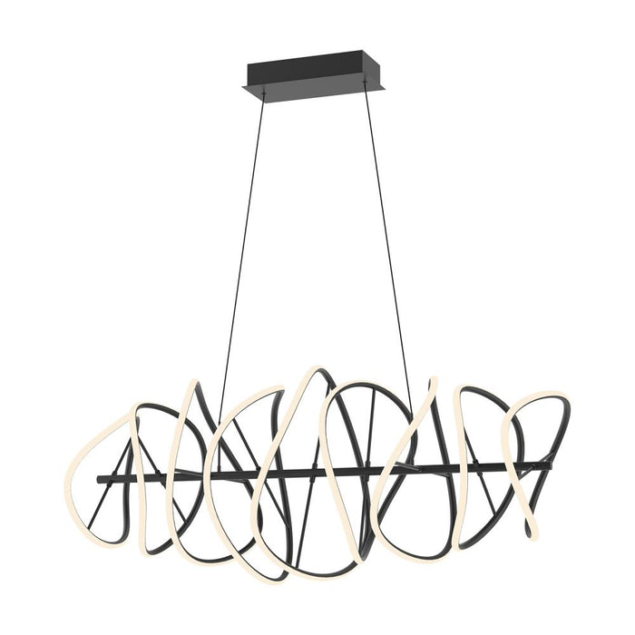 Collide 44-in Black Led Chandeliers | CH96442-BK
