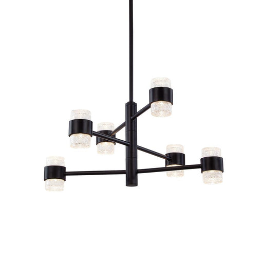 Copenhagen 24-in (3 Tier) Black Led Exterior Pendant | EP48224-BK-UNV