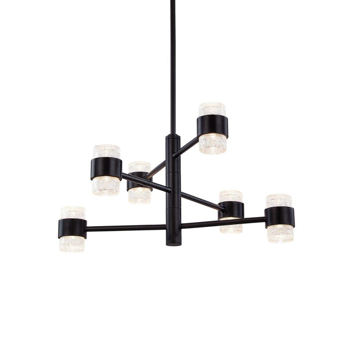 Copenhagen 24-in (3 Tier) Black Led Exterior Pendant | EP48224-BK-UNV